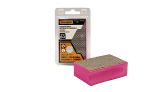 Eponge diamentée, outil pour la pose