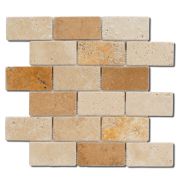 travertin mosaique credence salledebain faience travertin