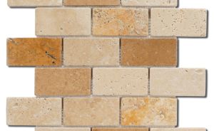 travertin mosaique credence salledebain faience travertin