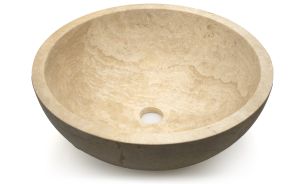 Vasque ronde-forme bol en pierre naturelle