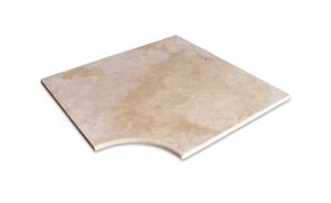 travertin margelle d angle rentrant 45x45x1,2 piscine