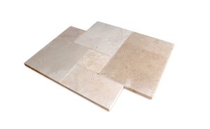 Travertin Dalle 4 formats en pierre naturelle