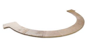 Kit margelle escalier romain en pierre naturelle