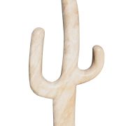 Monolithe en forme de cactus beige en pierre naturelle