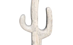 Monolithe en forme de cactus gris  en pierre naturelle