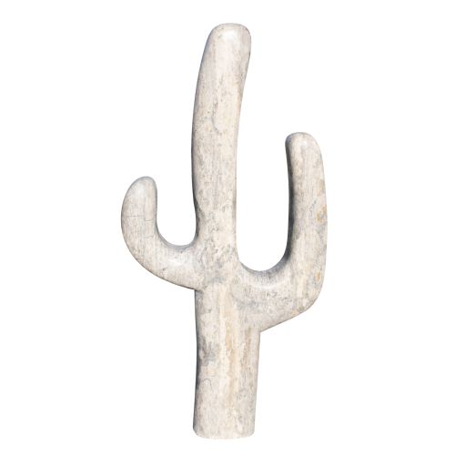 Monolithe en forme de cactus gris  en pierre naturelle