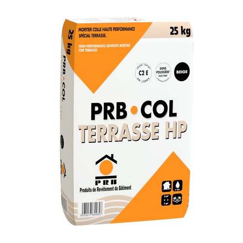 Colle PRB Col Terrasse HP C2 pour pierre naturelle